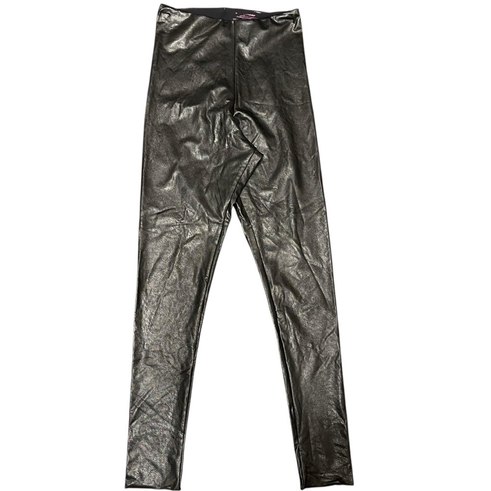 Commando Faux Leather Black Leggings Women's Medium